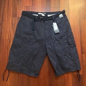 Regal Wear Mens 46 Cargo Shorts Navy Drawstring Hem Utility Pockets Streetwear